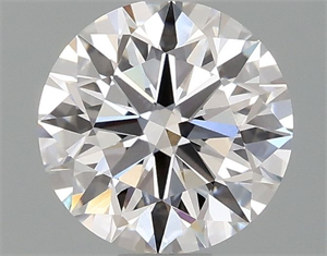 Picture of Lab Grown Diamond 1.04 Carats, Round with Ideal Cut, D Color, VVS2 Clarity and Certified by IGI