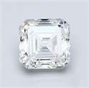 Natural Diamond 1.21 Carats, Asscher with  Cut, G Color, VS1 Clarity and Certified by GIA