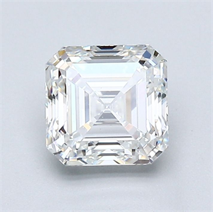 Picture of Natural Diamond 1.21 Carats, Asscher with  Cut, G Color, VS1 Clarity and Certified by GIA