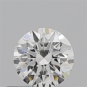 Picture of Natural Diamond 0.41 Carats, Round with Excellent Cut, F Color, VVS2 Clarity and Certified by GIA