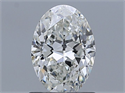 Natural Diamond 1.00 Carats, Oval with  Cut, I Color, VVS2 Clarity and Certified by GIA