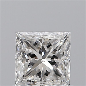 Picture of Natural Diamond 0.81 Carats, Princess with  Cut, F Color, SI1 Clarity and Certified by GIA
