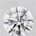 Lab Grown Diamond 4.67 Carats, Round with Ideal Cut, D Color, IF Clarity and Certified by IGI