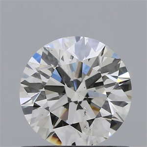 Picture of Natural Diamond 0.70 Carats, Round with Excellent Cut, I Color, SI2 Clarity and Certified by GIA