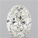 Diamante Natural 1.50 quilates, Ovalado , Color H, claridad SI2 y certificado IGI