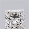 Diamante Natural 0.72 quilates, Princesa , Color I, claridad SI1 y certificado GIA