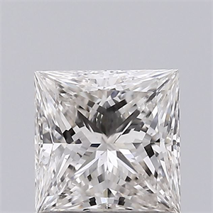 Foto Diamante Natural 0.72 quilates, Princesa , Color I, claridad SI1 y certificado GIA de