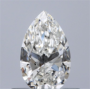 Picture of Natural Diamond 0.40 Carats, Pear with  Cut, F Color, VVS1 Clarity and Certified by GIA
