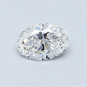 Foto Diamante Natural 0.50 quilates, Ovalado , Color D, claridad VS1 y certificado GIA de