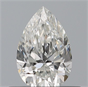 Natural Diamond 0.41 Carats, Pear with  Cut, G Color, IF Clarity and Certified by GIA