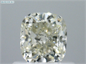 Natural Diamond 0.76 Carats, Cushion with  Cut, L Color, SI2 Clarity and Certified by GIA