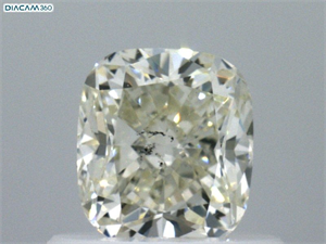 Picture of Natural Diamond 0.76 Carats, Cushion with  Cut, L Color, SI2 Clarity and Certified by GIA