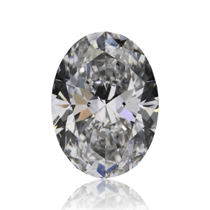 Picture of Natural Diamond 0.51 Carats, Oval with  Cut, F Color, SI2 Clarity and Certified by GIA