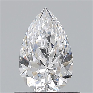 Picture of Natural Diamond 0.50 Carats, Pear with  Cut, D Color, VS1 Clarity and Certified by GIA