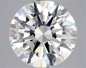 Picture of Natural Diamond 4.50 Carats, Round with Excellent Cut, H Color, VVS2 Clarity and Certified by GIA