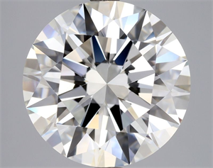 Picture of Natural Diamond 4.50 Carats, Round with Excellent Cut, H Color, VVS2 Clarity and Certified by GIA