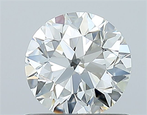 Picture of Natural Diamond 0.70 Carats, Round with Excellent Cut, I Color, VS1 Clarity and Certified by GIA