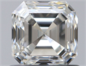 Natural Diamond 0.81 Carats, Asscher with  Cut, H Color, VS2 Clarity and Certified by GIA