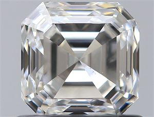 Picture of Natural Diamond 0.81 Carats, Asscher with  Cut, H Color, VS2 Clarity and Certified by GIA