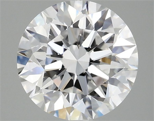Picture of Lab Grown Diamond 2.59 Carats, Round with Excellent Cut, E Color, VVS2 Clarity and Certified by IGI