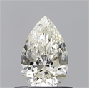 Diamante Natural 0.51 quilates, De pera , Color J, claridad VVS2 y certificado GIA