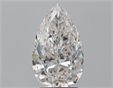 Natural Diamond 2.00 Carats, Pear with  Cut, H Color, SI1 Clarity and Certified by GIA