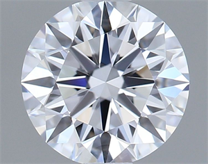 Picture of Lab Grown Diamond 1.04 Carats, Round with Excellent Cut, D Color, VVS2 Clarity and Certified by IGI