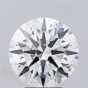 Picture of Lab Grown Diamond 4.06 Carats, Round with Ideal Cut, E Color, VVS1 Clarity and Certified by IGI