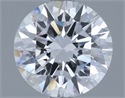 Natural Diamond 2.66 Carats, Round with Excellent Cut, D Color, VVS2 Clarity and Certified by GIA