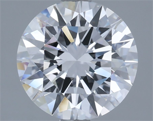 Picture of Natural Diamond 2.66 Carats, Round with Excellent Cut, D Color, VVS2 Clarity and Certified by GIA