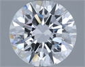 Natural Diamond 2.66 Carats, Round with Excellent Cut, D Color, VVS2 Clarity and Certified by GIA