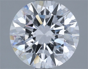 Picture of Natural Diamond 2.66 Carats, Round with Excellent Cut, D Color, VVS2 Clarity and Certified by GIA