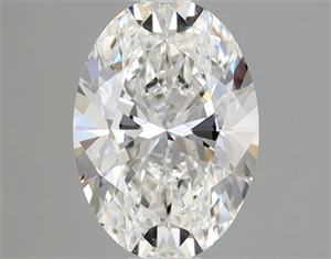 Picture of Natural Diamond 0.60 Carats, Oval with  Cut, F Color, VS2 Clarity and Certified by GIA