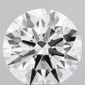 Picture of Lab Grown Diamond 5.03 Carats, Round with Ideal Cut, E Color, VVS1 Clarity and Certified by IGI