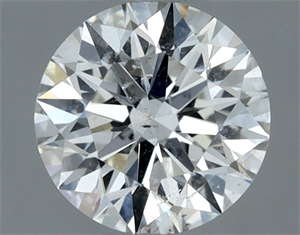 Picture of Natural Diamond 0.70 Carats, Round with Excellent Cut, G Color, SI1 Clarity and Certified by IGI