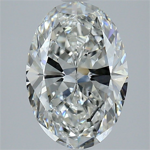 Picture of Natural Diamond 3.40 Carats, Oval with  Cut, G Color, SI1 Clarity and Certified by GIA
