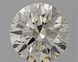 Picture of Natural Diamond 0.74 Carats, Round with Excellent Cut, I Color, IF Clarity and Certified by IGI