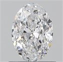 Diamante Natural 0.70 quilates, Ovalado , Color D, claridad VS1 y certificado GIA