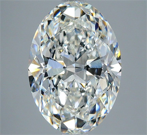 Picture of Natural Diamond 2.50 Carats, Oval with  Cut, H Color, VS2 Clarity and Certified by GIA