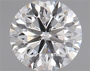 Foto Diamante Natural 0.60 quilates, Redondo , Color F, claridad SI2 y certificado GIA de