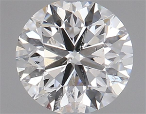 Foto Diamante Natural 0.60 quilates, Redondo , Color F, claridad SI2 y certificado GIA de