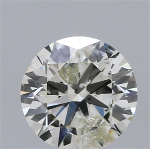 Picture of Natural Diamond 0.51 Carats, Round with Excellent Cut, H Color, I1 Clarity and Certified by IGI