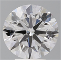 Lab Grown Diamond 4.56 Carats, Round with Ideal Cut, F Color, VVS2 Clarity and Certified by IGI