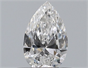 Natural Diamond 0.30 Carats, Pear with  Cut, E Color, VS1 Clarity and Certified by GIA