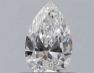 Picture of Natural Diamond 0.30 Carats, Pear with  Cut, E Color, VS1 Clarity and Certified by GIA