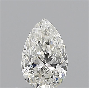 Picture of Natural Diamond 0.50 Carats, Pear with  Cut, H Color, VS2 Clarity and Certified by GIA