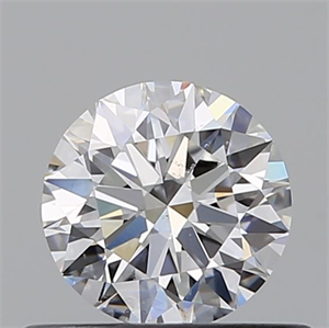 Foto Diamante Natural 0.50 quilates, Redondo , Color E, claridad SI2 y certificado GIA de