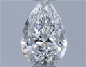 Diamante Natural 0.30 quilates, De pera , Color E, claridad VS2 y certificado GIA
