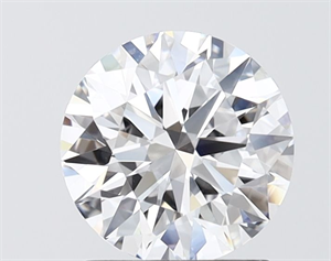 Picture of Lab Grown Diamond 1.51 Carats, Round with Ideal Cut, D Color, VVS2 Clarity and Certified by IGI