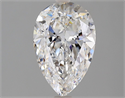 Diamante Natural 2.03 quilates, De pera , Color F, claridad VVS2 y certificado GIA